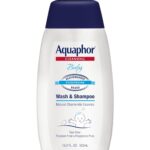 Aquaphor Baby Wash and Shampoo, Unscented Baby Shampoo and Wash, 25 Fl Oz Pump Bottle