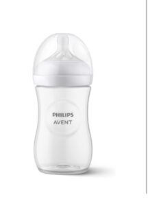 Philips AVENT Natural Baby Bottle with Natural Response Nipple, Clear, 9oz, 1pk, SCY903/01