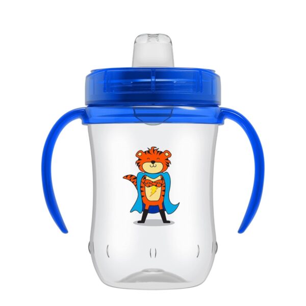 Dr. Brown's Milestones Soft Spout Sippy Cup with Handles - Blue - 9oz - 9m+