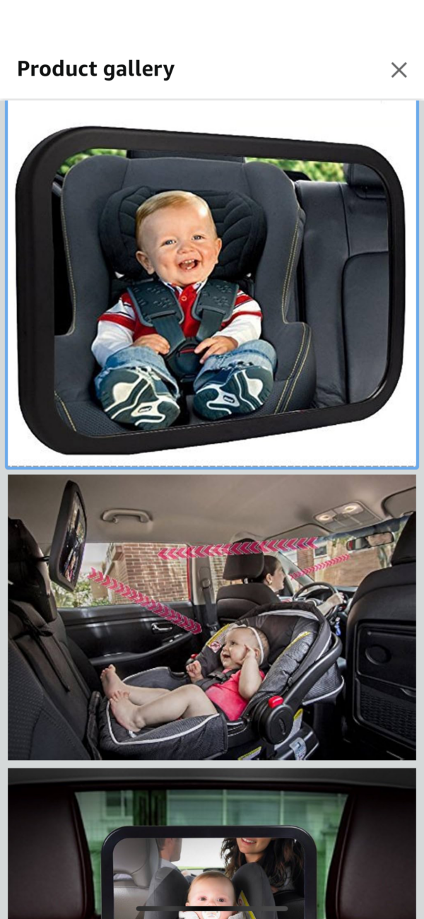 Baby Rear Facing Car Seat Mirror - Image 4
