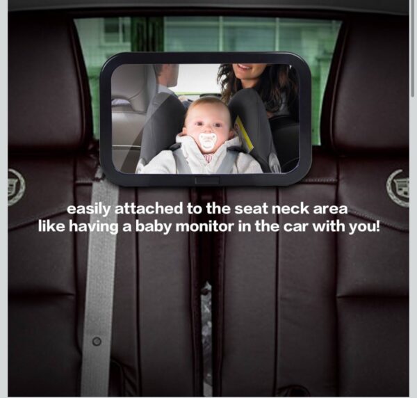 Baby Rear Facing Car Seat Mirror - Image 3