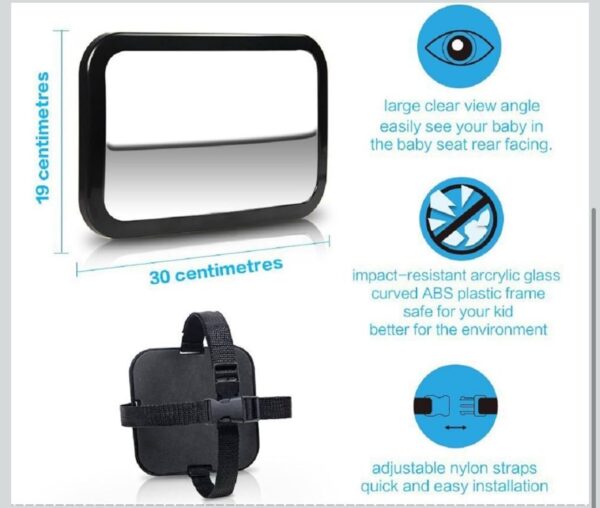 Baby Rear Facing Car Seat Mirror - Image 2