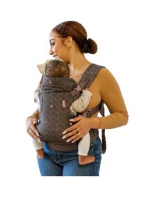 Infantino Flip Advanced 4-in-1 Baby Carrier - Ergonomic, Convertible, Face-in and Face-Out Front and Back Baby Carrier for Newborn to Toddler 8-32 lbs, Leopard