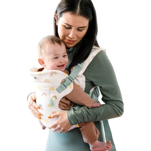 Infantino Flip Advanced 4-in-1 Baby Carrier - Ergonomic, Convertible, Face-in and Face-Out Front and Back Baby Carrier for Newborn to Toddler 8-32 lbs, Rainbow