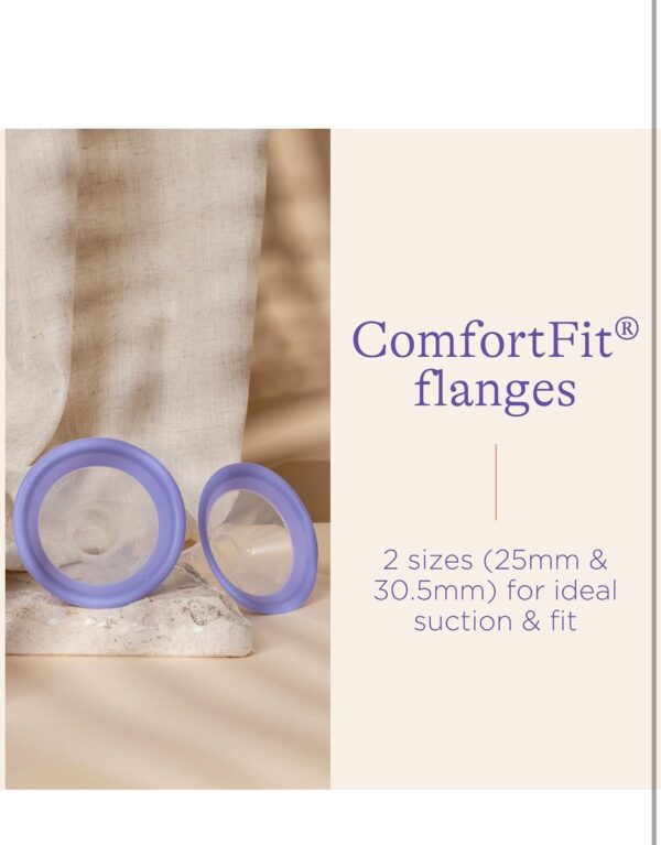 Lansinoh Manual Breast Pump, Hand Pump with Comfortable Flange for Breastfeeding Essentials, Includes Baby Bottle for Feeding, 5oz - Image 4