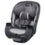 WILL BE RESTOCKED APRIL 20 Safety 1st Grow and Go All-in-One Slim Convertible Car Seat, Rear Facing, 5-40 lbs, Forward Facing (30–65 lbs), High Back Booster Seat 40-100 pounds, Iron Frost