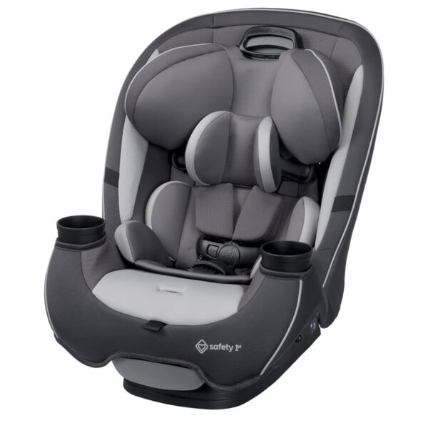 WILL BE RESTOCKED APRIL 20 Safety 1st Grow and Go All-in-One Slim Convertible Car Seat, Rear Facing, 5-40 lbs, Forward Facing (30–65 lbs), High Back Booster Seat 40-100 pounds, Iron Frost
