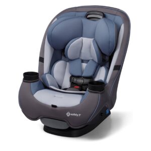 Safety 1st Grow and Go All-in-One Slim Convertible Car Seat, Rear Facing, 5-40 lbs, Forward Facing (30–65 lbs), High Back Booster Seat 40-100 pounds, Alaskan Blue