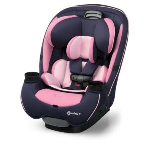 Safety 1st Grow and Go All-in-One Slim Convertible Car Seat, Rear Facing, 5-40 lbs, Forward Facing (30–65 lbs), High Back Booster Seat 40-100 pounds, Vineyard Girl