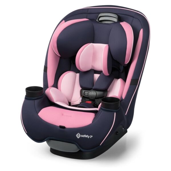 Safety 1st Grow and Go All-in-One Slim Convertible Car Seat, Rear Facing, 5-40 lbs, Forward Facing (30–65 lbs), High Back Booster Seat 40-100 pounds, Vineyard Girl